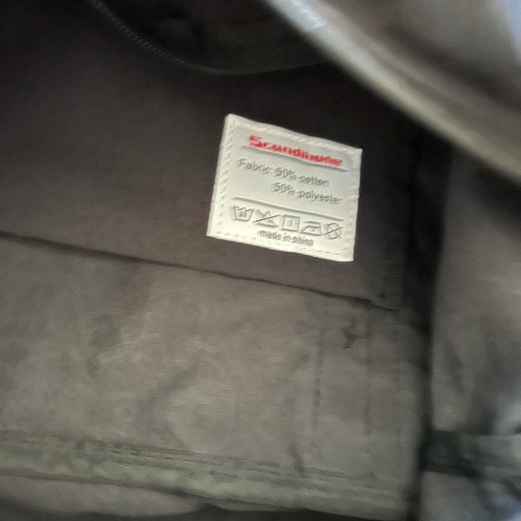 Scandia Home Duffel Bag Black and Orange with Minimalist Design - Picture 9 of 11